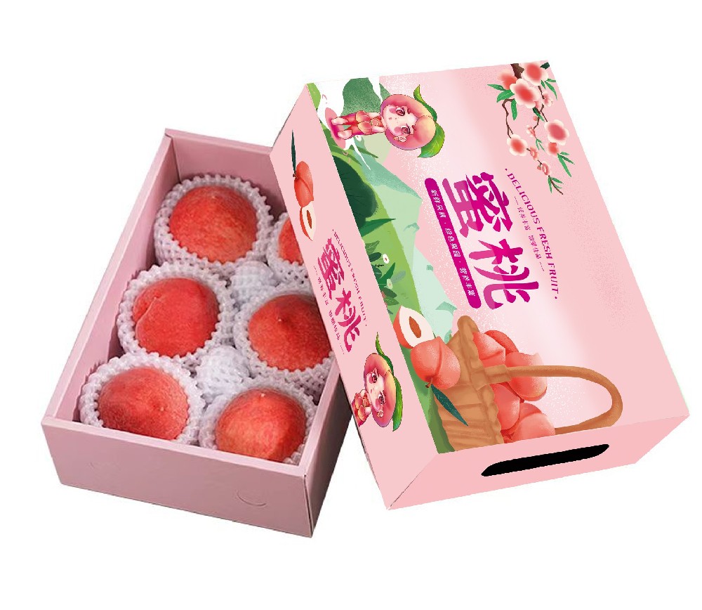 水蜜桃(táo)上下(xià)蓋包裝盒